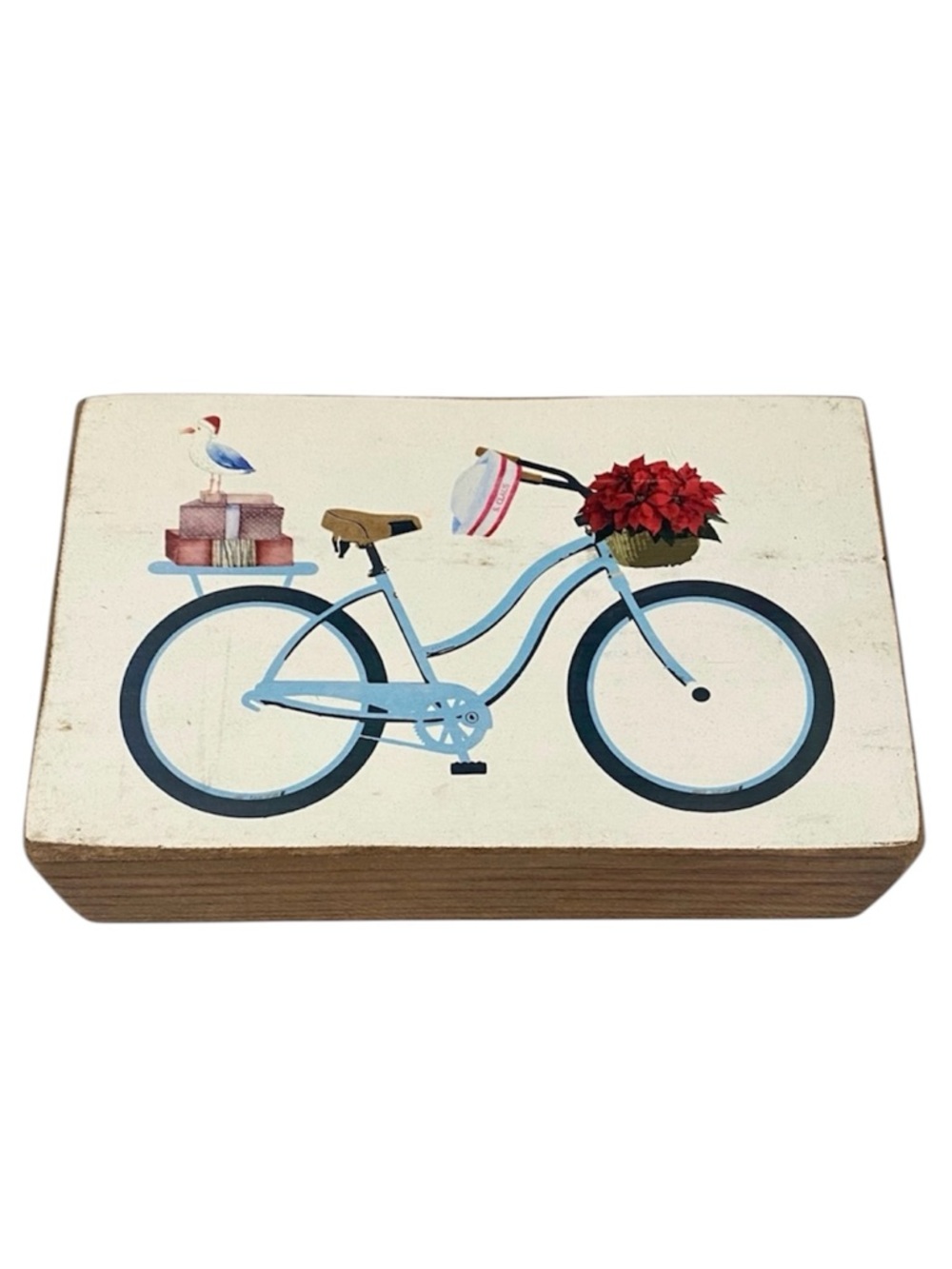 RUSTIC MARLIN bicycle wooden sign